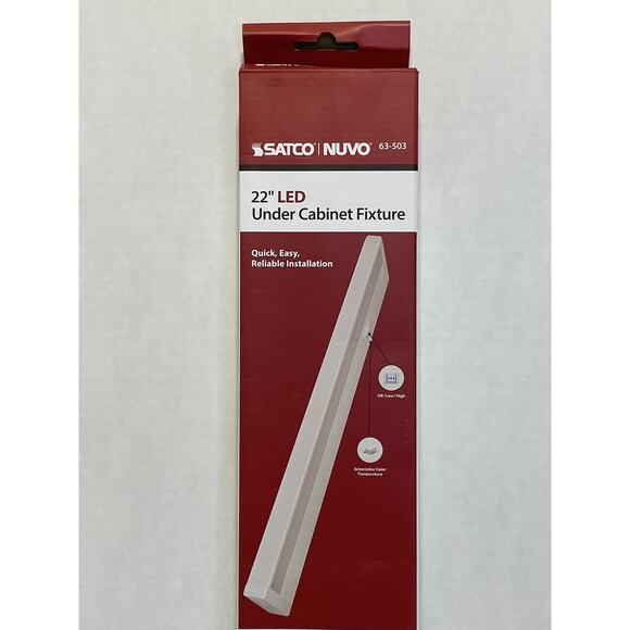 Nuvo Lighting 63-503 22″ LED Under Cabinet Light 13W CCT-Selectable White NIB - Picture 2 of 13